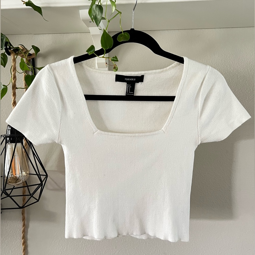 Square Neck Midi Top